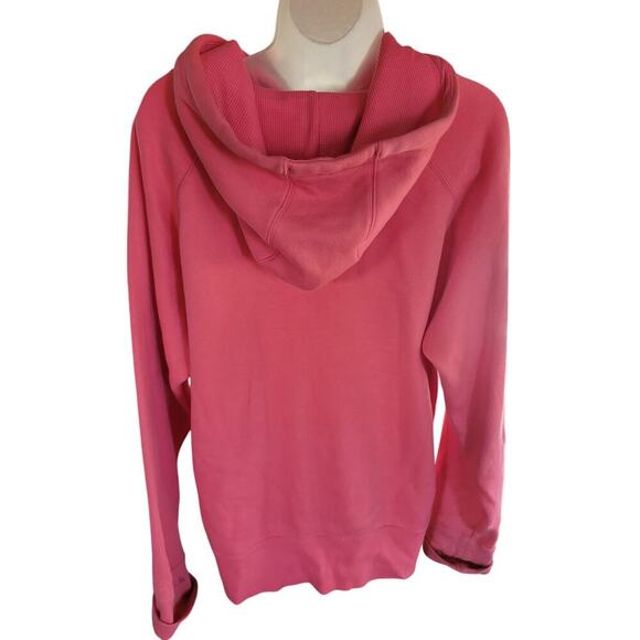 Under Armour Pink Hoodie Gray Accents Sz XL - Picture 4 of 8